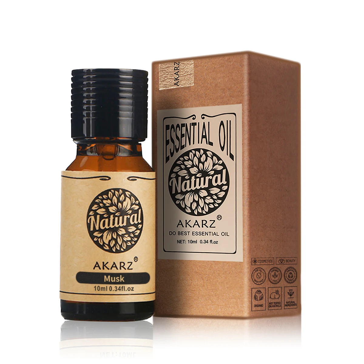 Sandalwood Perfume Oil - AKARZ Olio Essenziale di Muschio Aromaterapia