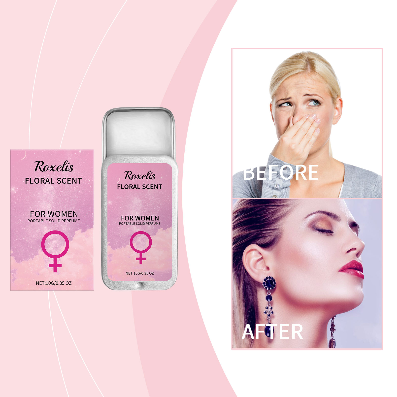 Roxelis Profumo solido portati - Perfume Jasmine Fragrance recensione e prezzo