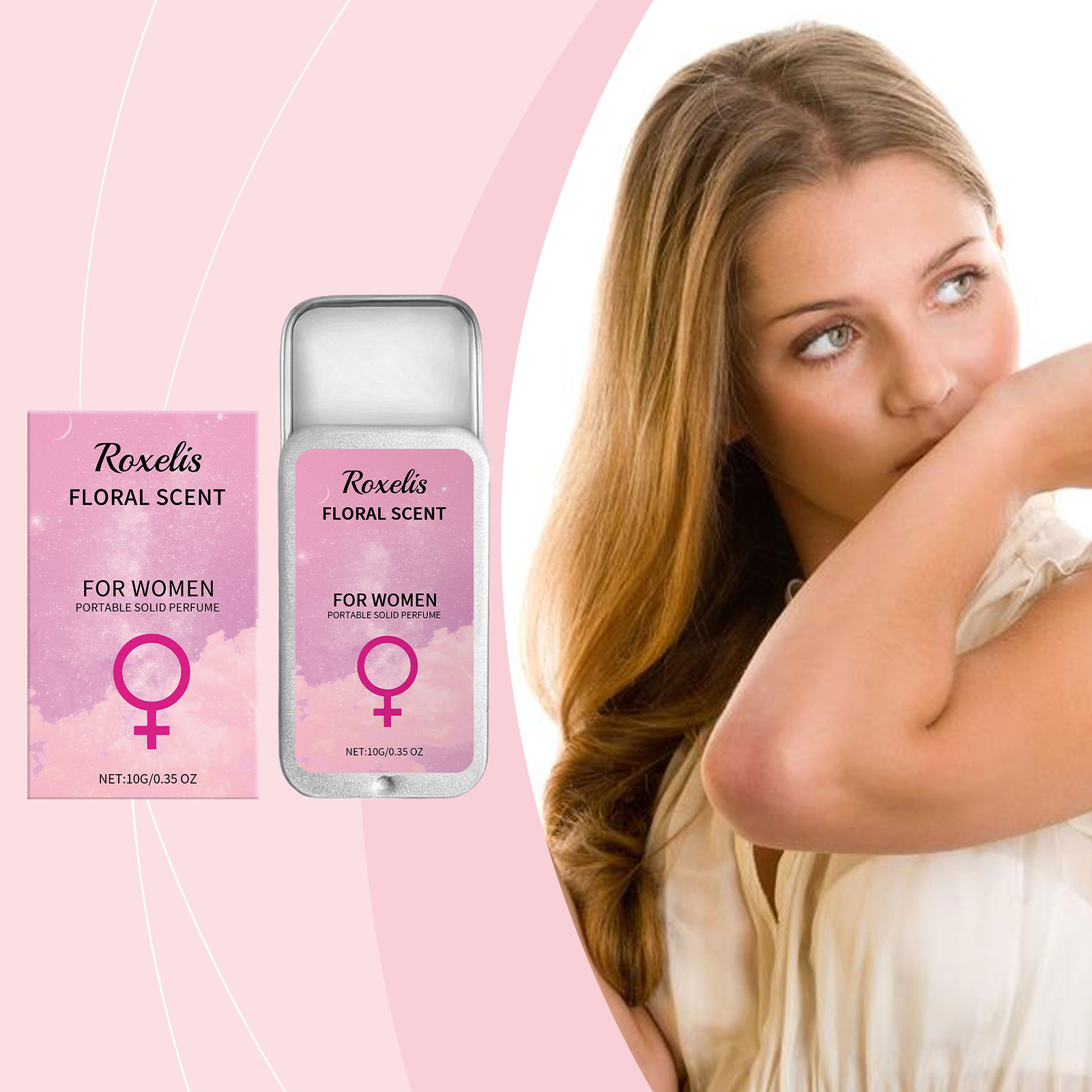 Roxelis Profumo solido portati - Perfume Jasmine Fragrance recensione e prezzo